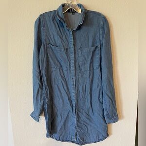 Lulu's Blue Denim Mini Dress